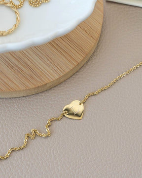 Graveerarmband graveerplaat hart