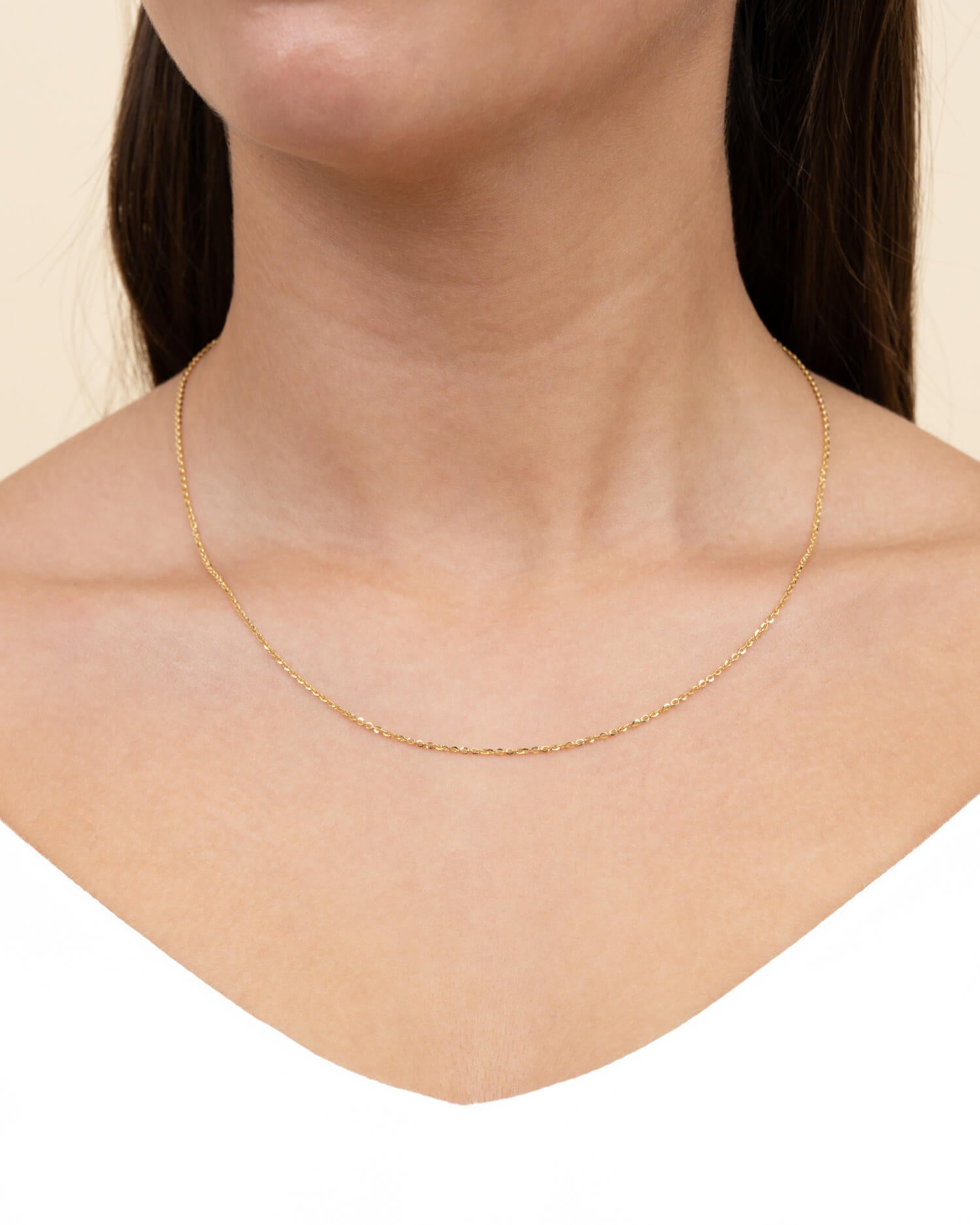 Ankerketting 925 zilver 18 karaat verguld 1.40mm