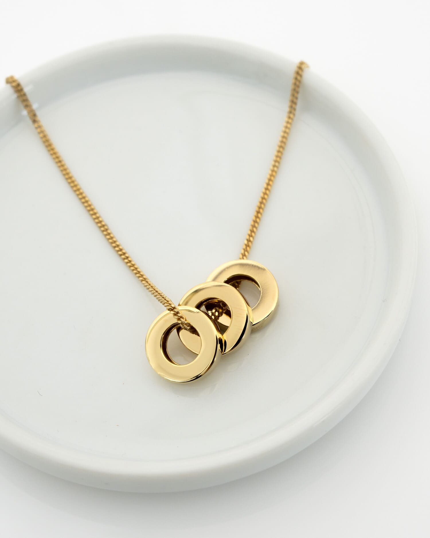 Ring Ketting Graveerplaat Hanger