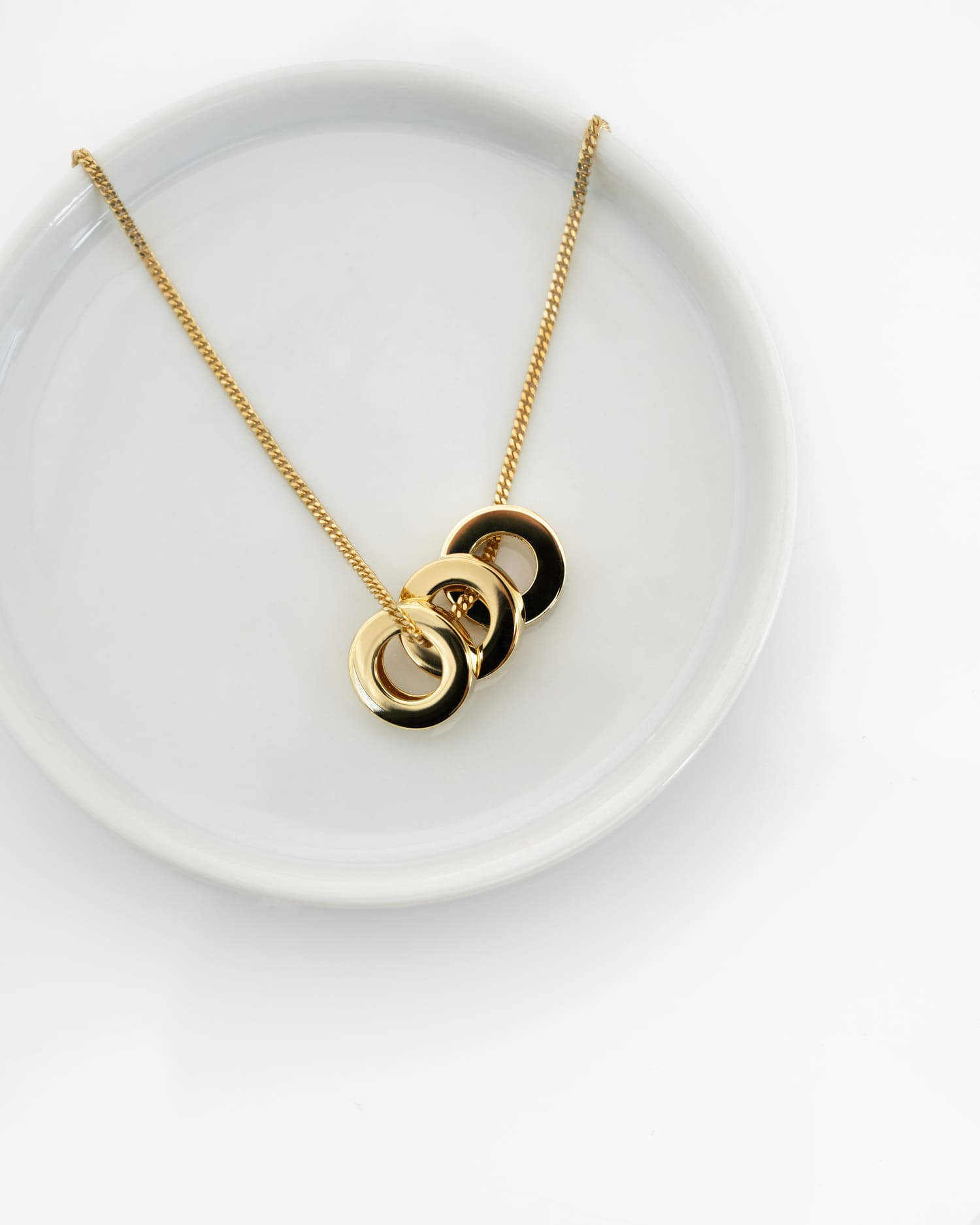 Ring Ketting Graveerplaat Hanger