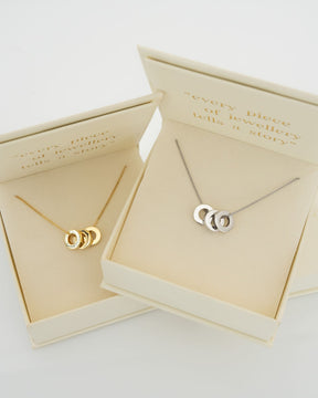 Ring Ketting Graveerplaat Hanger