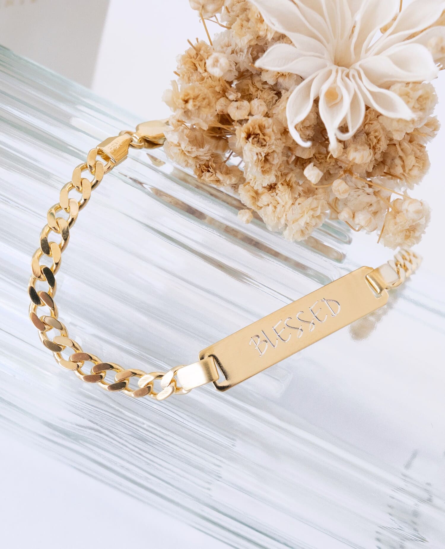 Graveerarmband graveerplaat mat