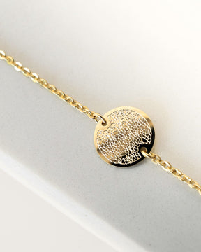 Neusafdruk graveerarmband graveerplaatje rond
