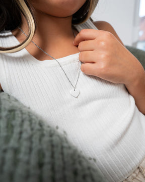 Kind symbolen hart ketting graveren plaat hanger 13mm