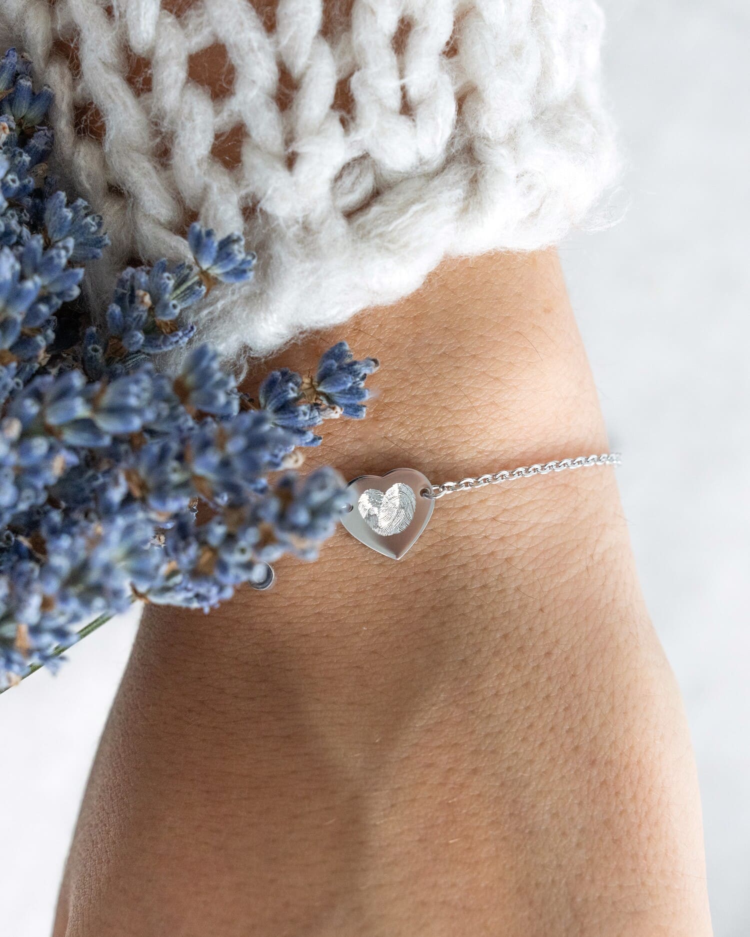 Graveerarmband graveerplaatje hart zirkonia