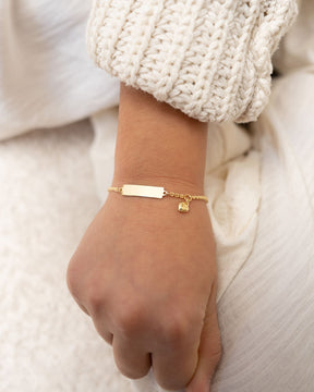 Graveerarmband graveerplaat hart