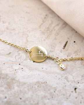 Graveerarmband graveerplaatje ronde zirkonia