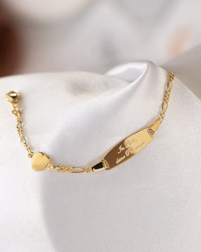 Graveerarmband graveerplaat hart
