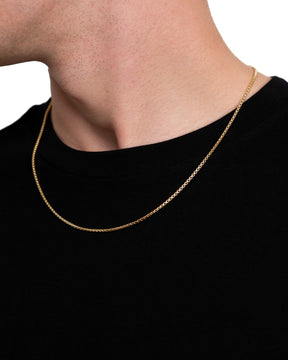 Venetiaanse ketting 925 zilver 18 karaat verguld 2,00mm
