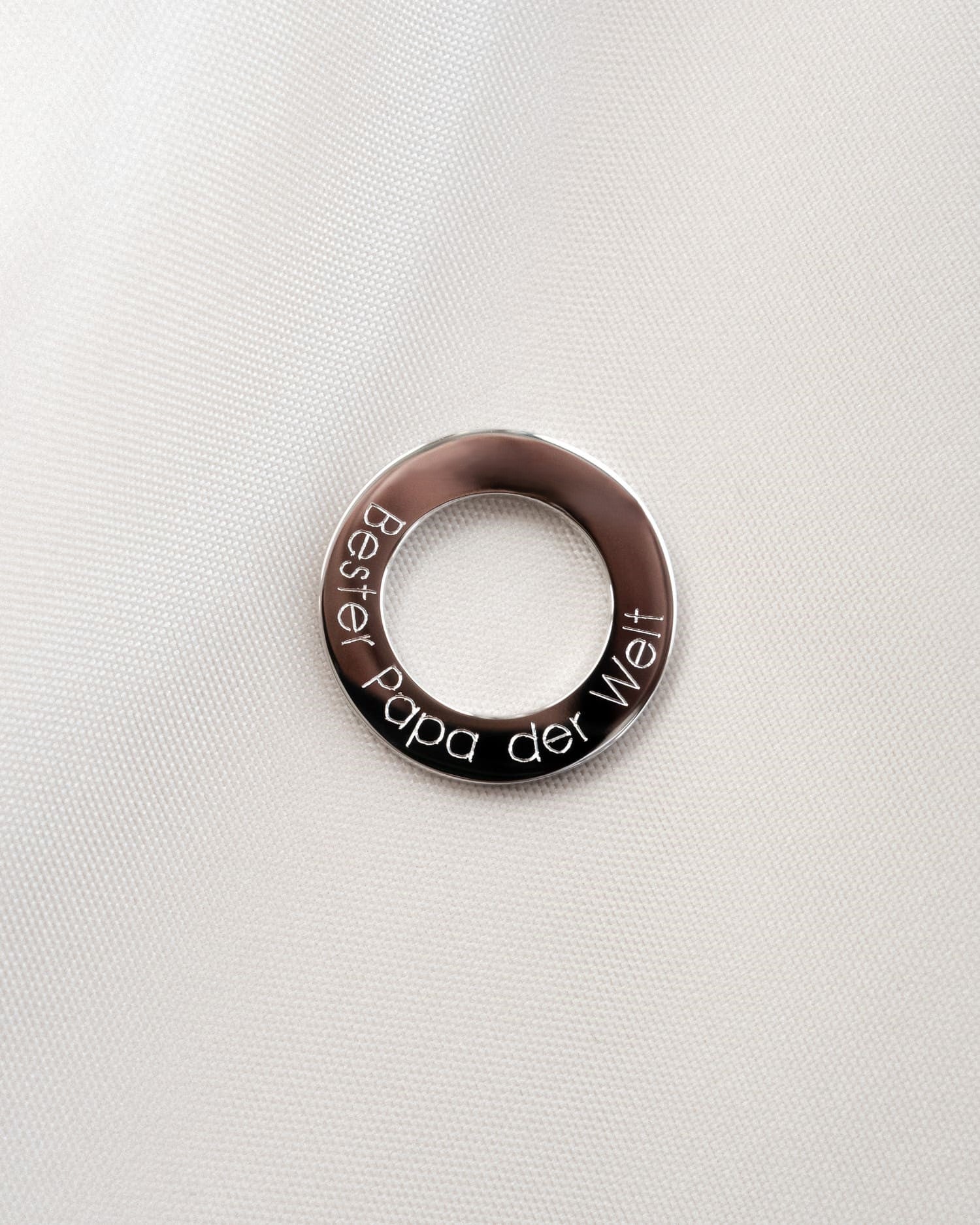 Ring Ketting Graveerplaat Hanger