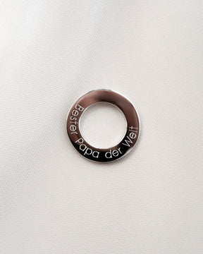 Ring Ketting Graveerplaat Hanger