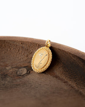 Graveerplaatjes halsketting hanger ovaal