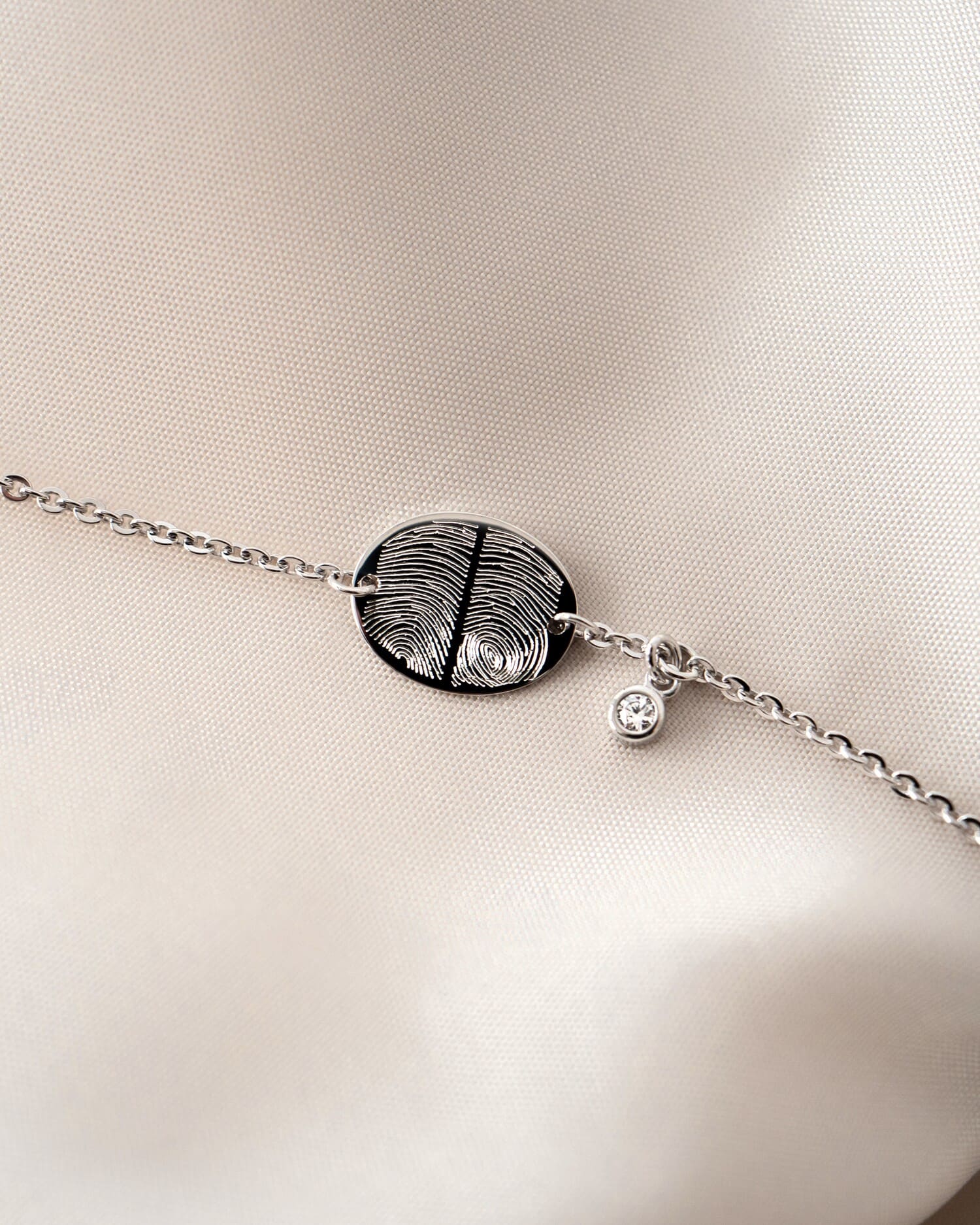 Graveerarmband graveerplaat ovaal