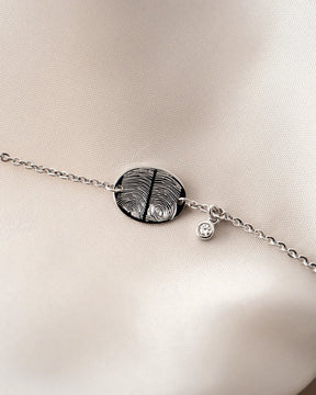 Graveerarmband graveerplaat ovaal