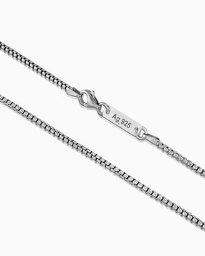 Venetiaanse ketting 925 zilver gerhodineerd 2.00mm