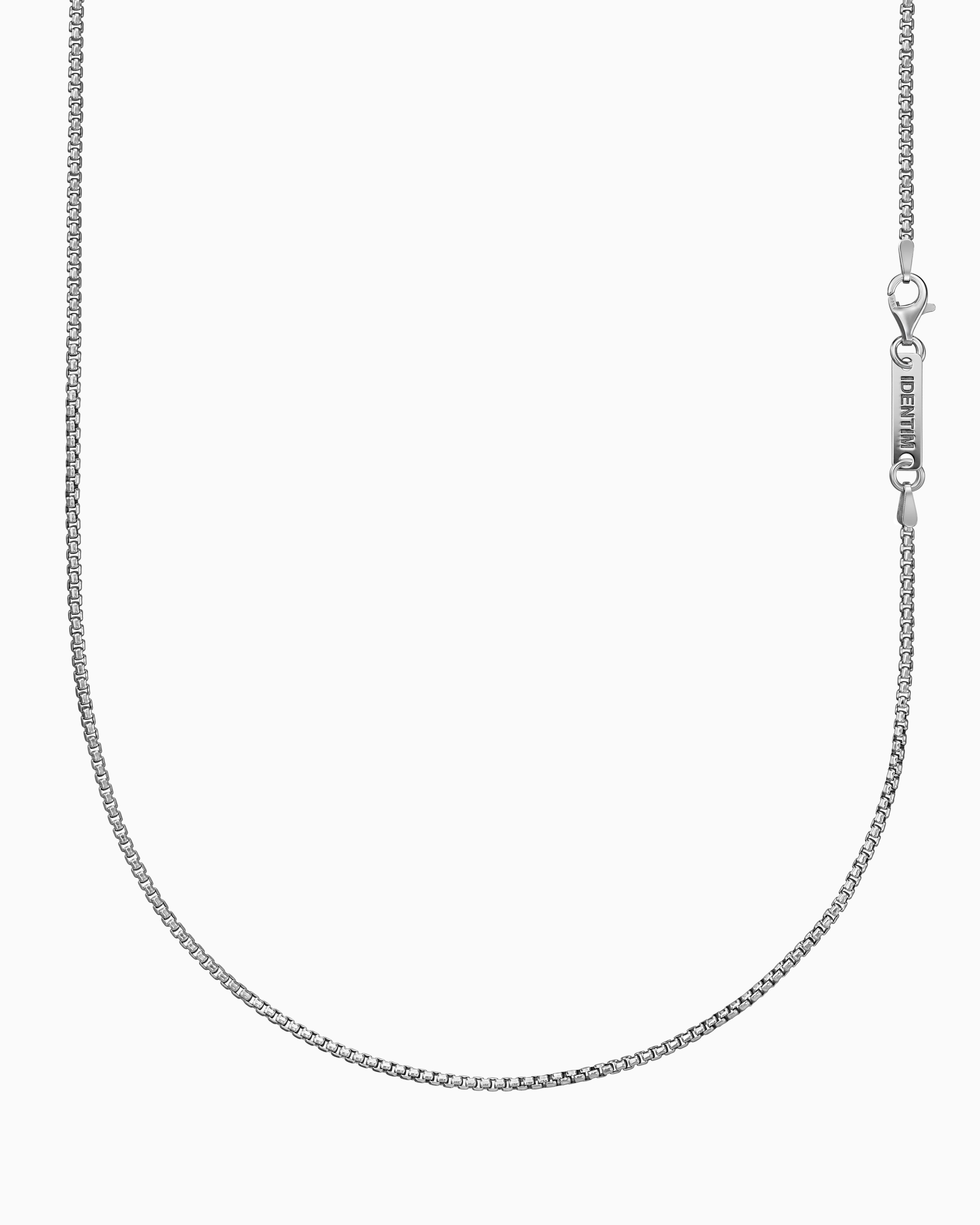 Venetiaanse ketting 925 zilver gerhodineerd 2.00mm