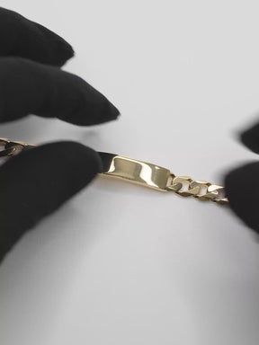 Graveerarmband Graveerplaatje Pantser ID-armband
