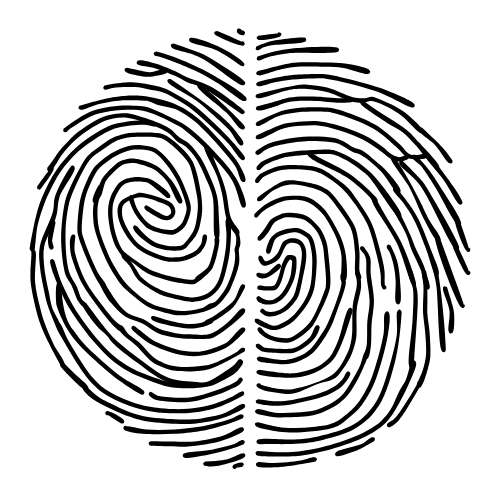 Palec + palec wypełniony
