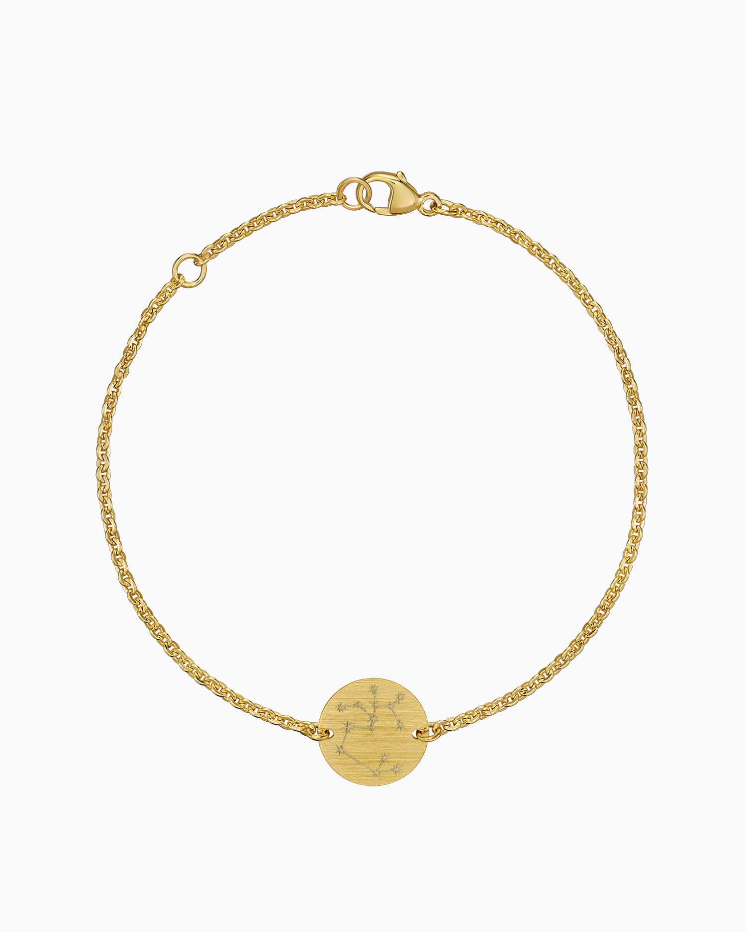 Znak zodiaku grawerowanie bransoletka grawerowanie płyta okrągła