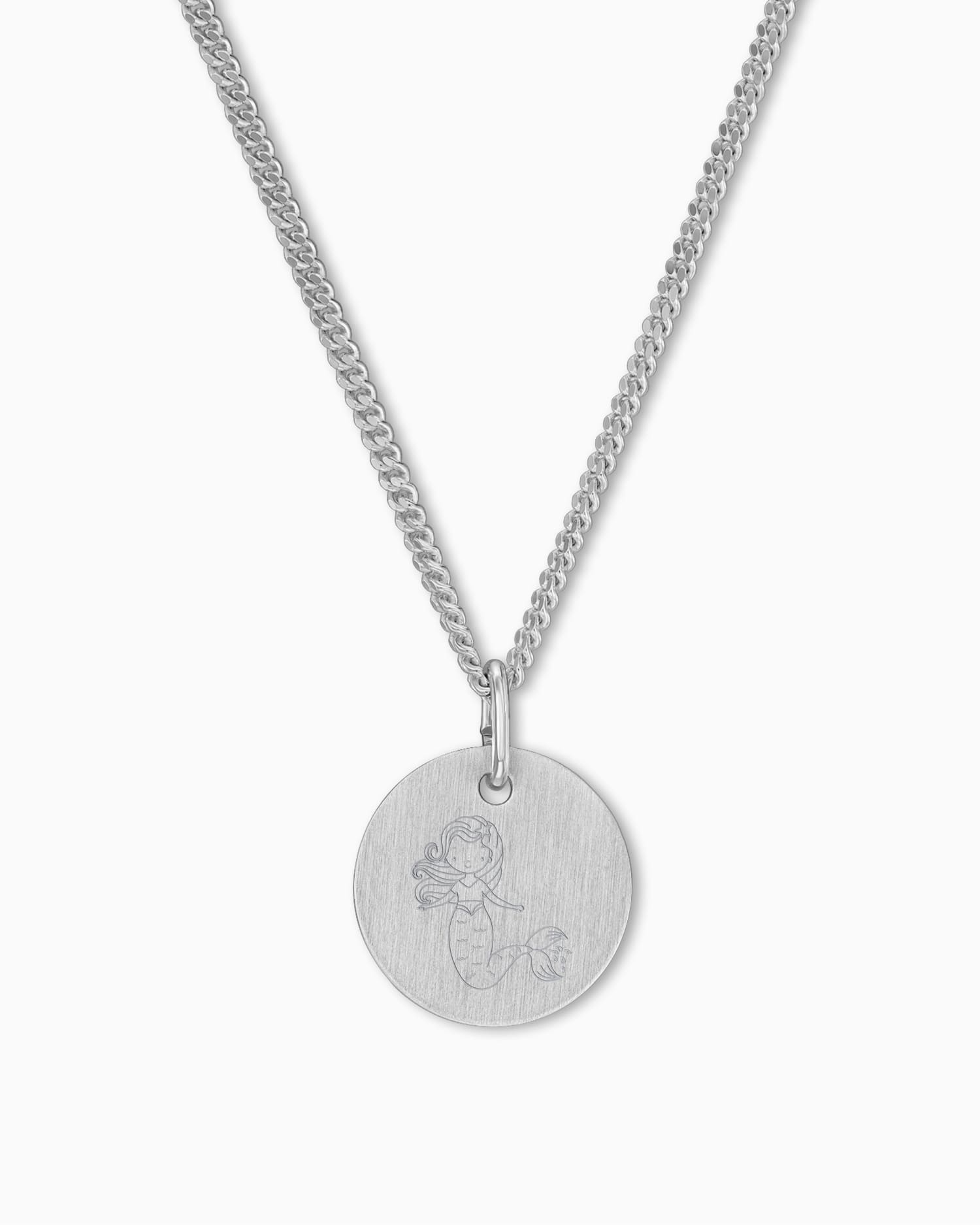 Symbole dziecka grawerowanie płytki naszyjnik wisiorek okrągły 12mm