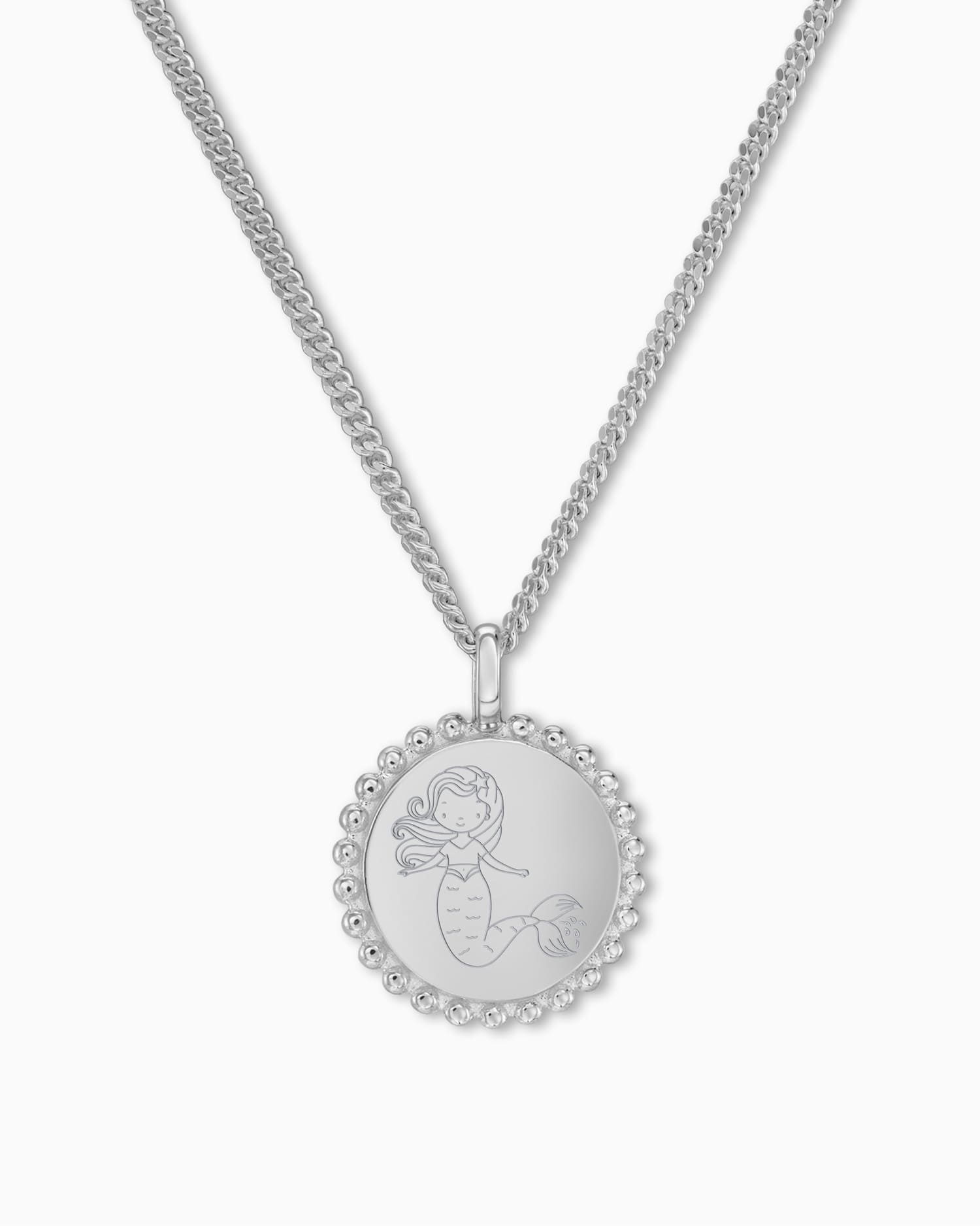 Symbole dziecka grawerowanie płytki naszyjnik wisiorek okrągły 14mm