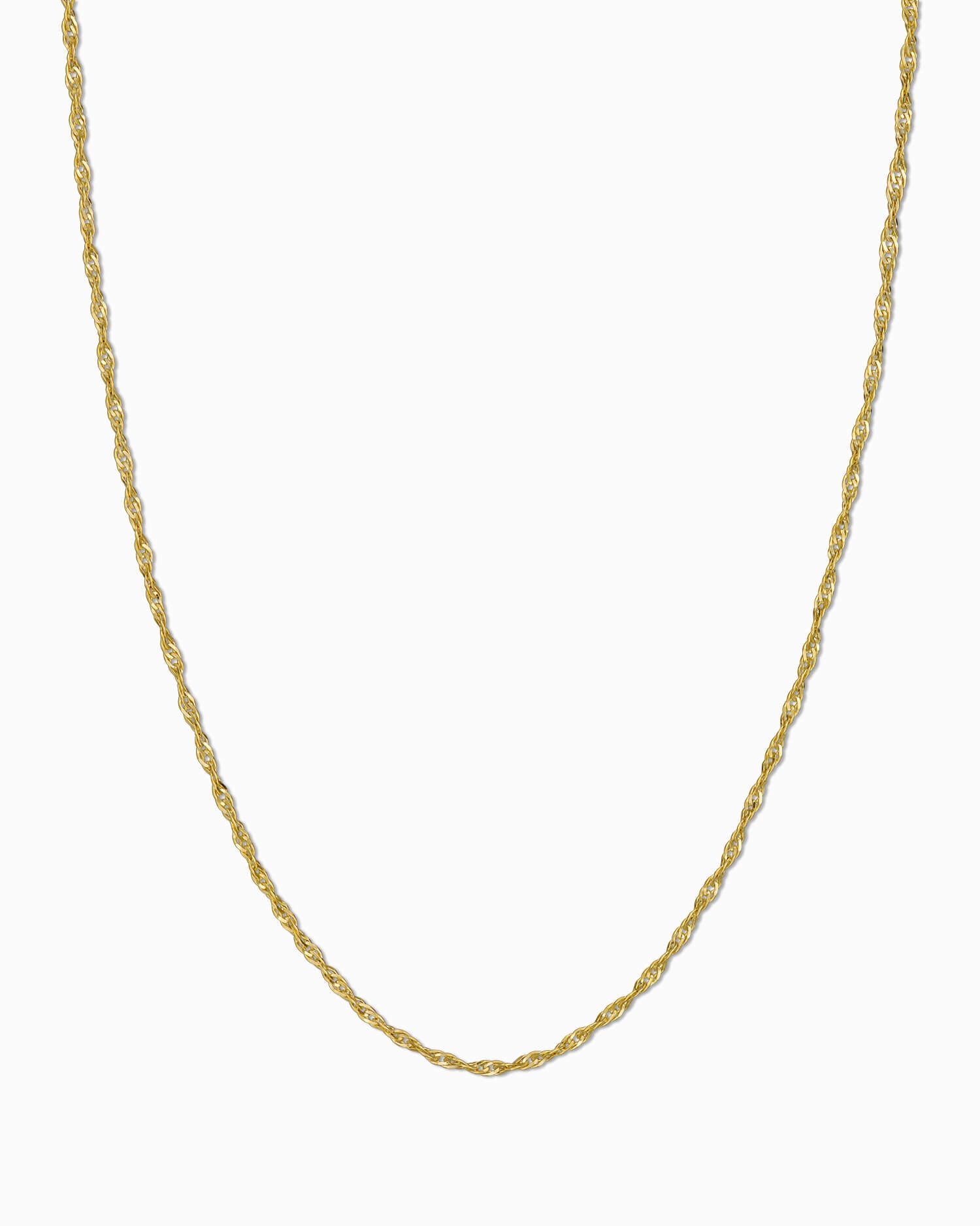 Łańcuch Singapur 585 złoty 1,60 mm